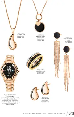 Pogląd oferty "Apart promocje" - ważna od 04.11.2025 | Strona: 267 | Produkty: Naszyjnik, Pierścionek, Zegarek, Smartwatch