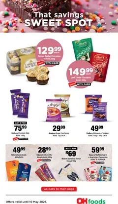 OK Foods specials catalogue – valid from 27.04.2026 | Page: 2 | Products: Milk, Mug, Rusks, Fruit