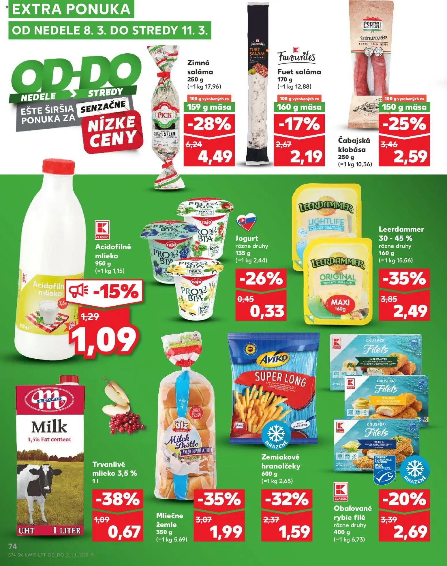 Nové Kaufland akcie – leták je platný od 05.03.2026 | Strana: 74