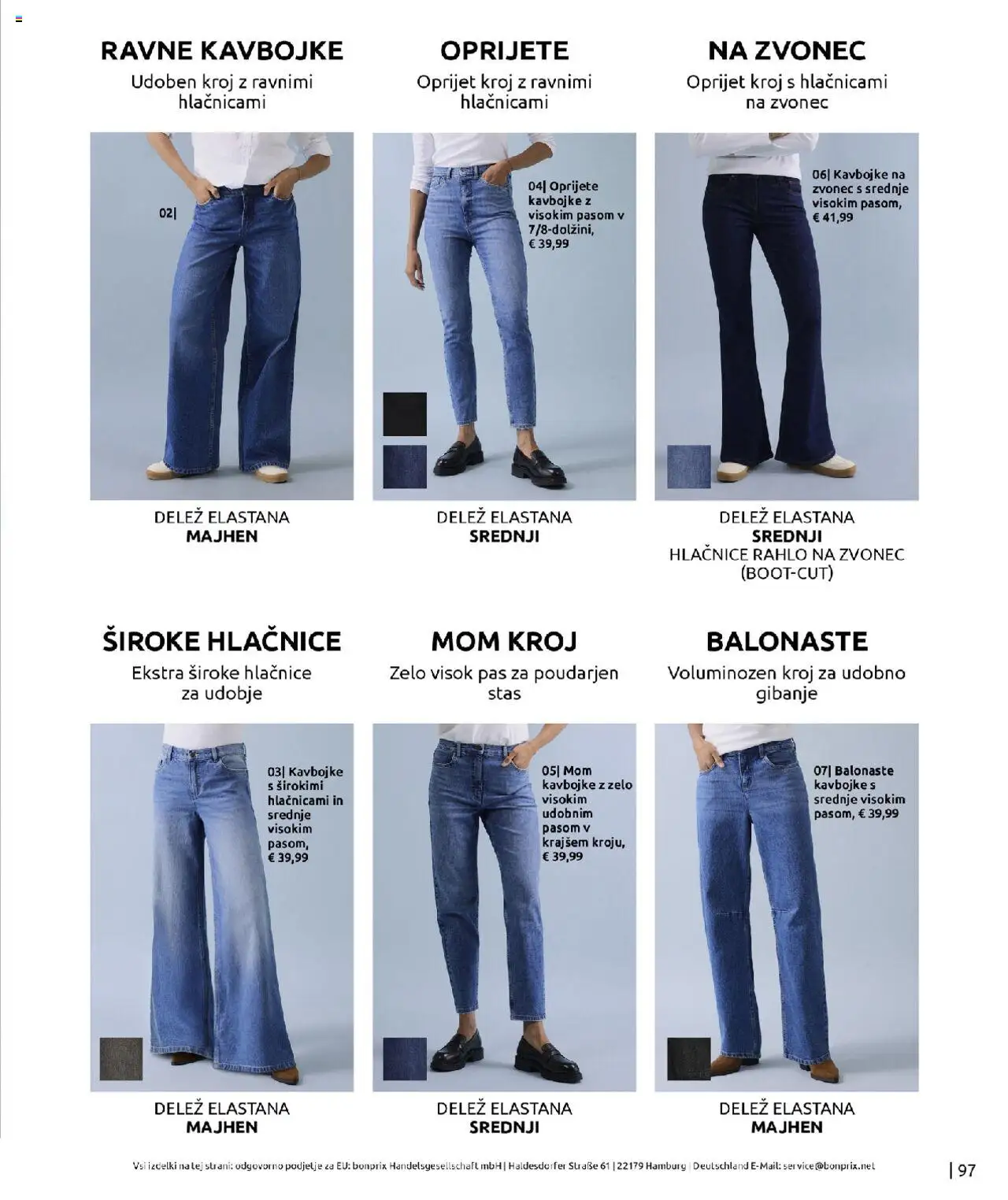 Bonprix katalog │ velja od 01.09.2025 | Stran: 97 | Izdelki: Pas, Kavbojke