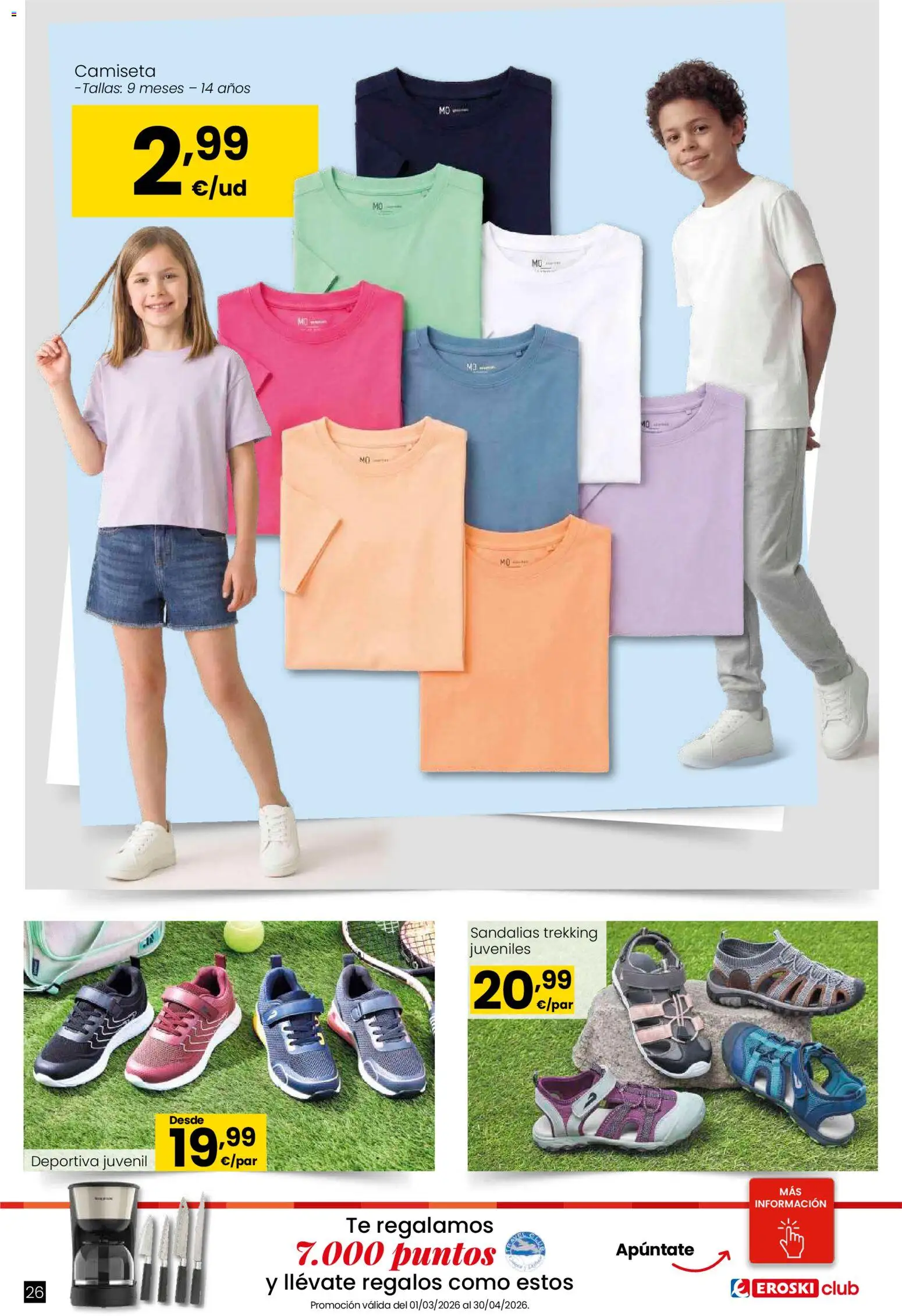 Eroski - Qué planazo │ válido desde el 26.03.2026 | Página: 26 | Productos: Sandalias, Té