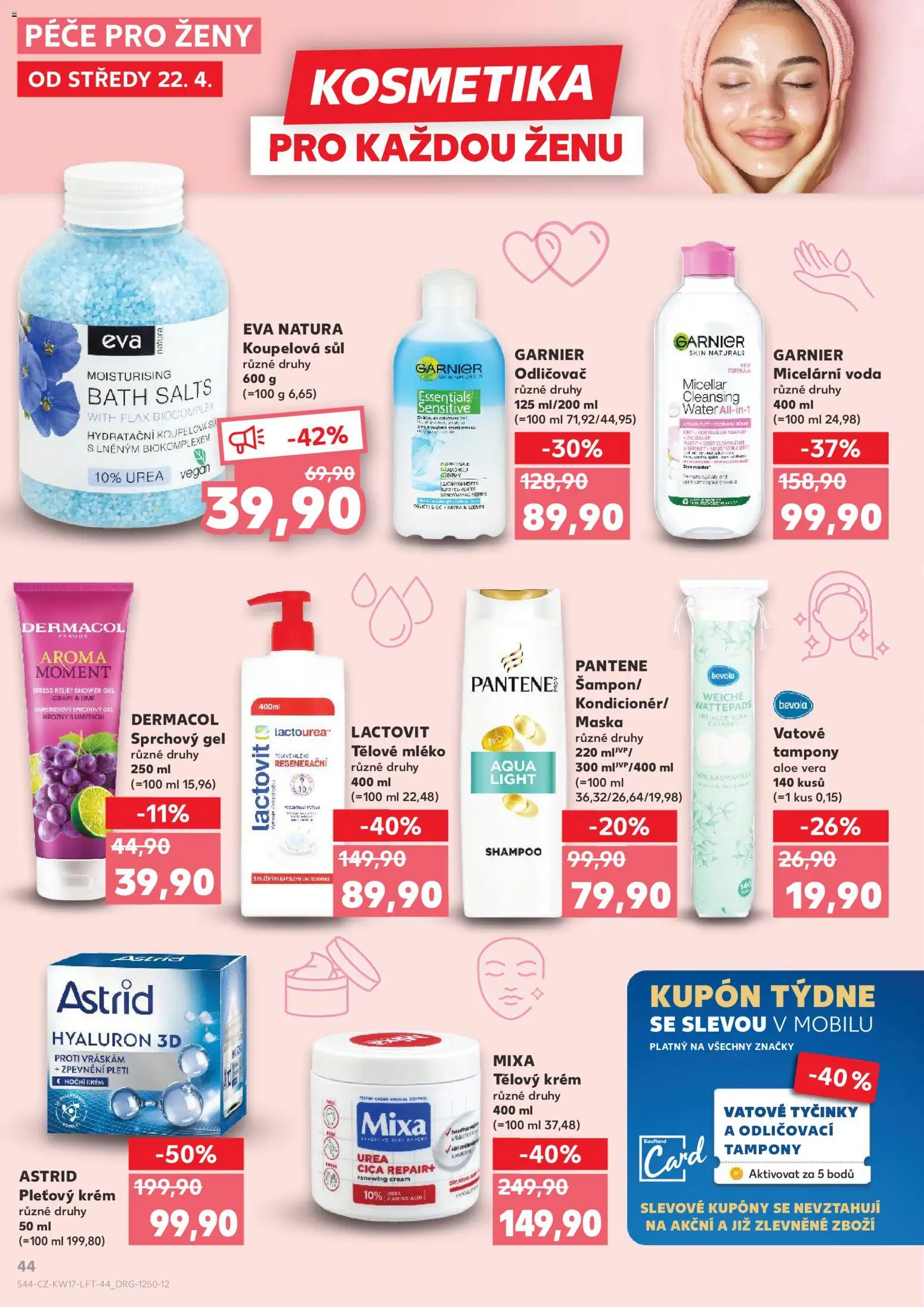 Kaufland leták - Liberec od 22.04.2026 | Strana: 44 | Produkty: Vegan, Voda, Tyčinky, Hrozny