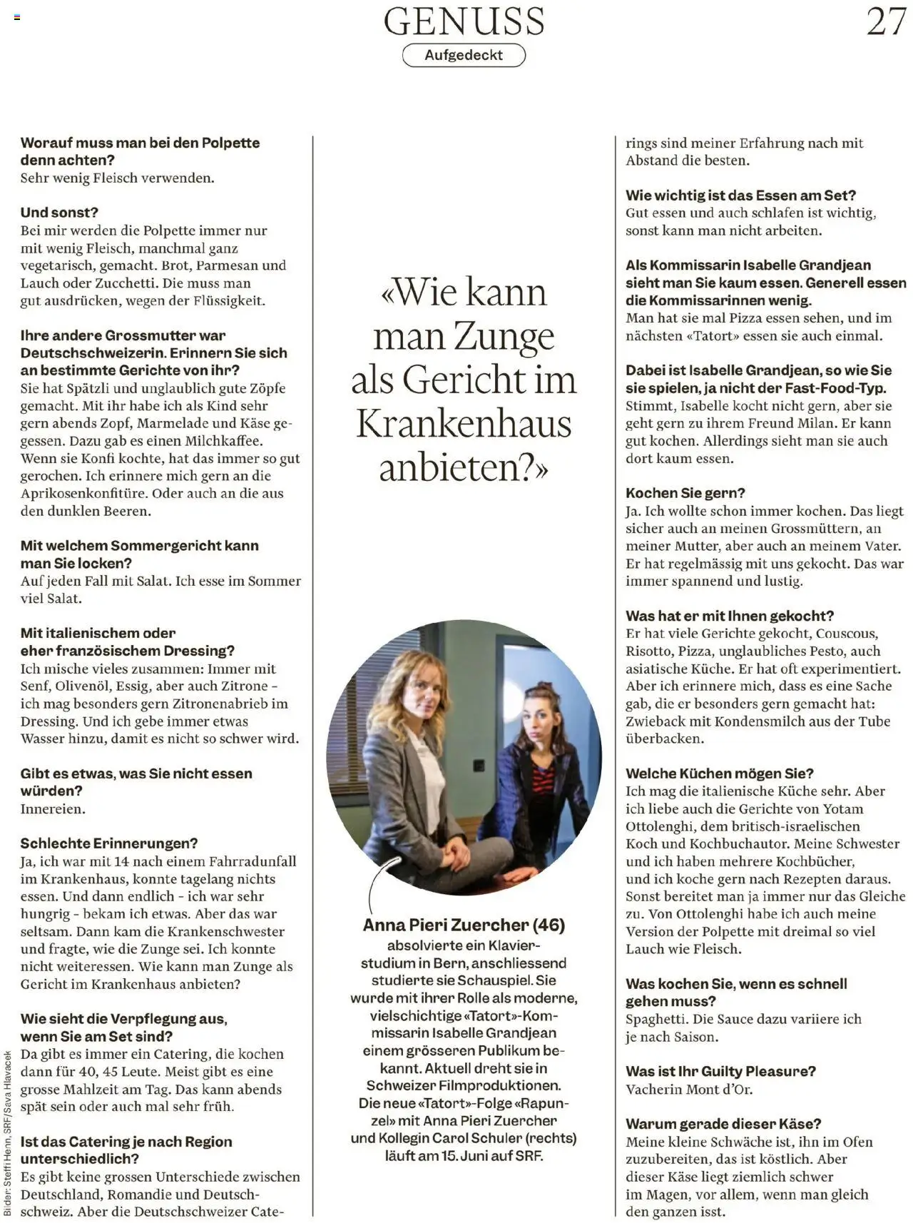Migros Magazin ab 10.06.2025 | Seite: 27 | Produkte: Pizza, Wasser, Fall, Bilder