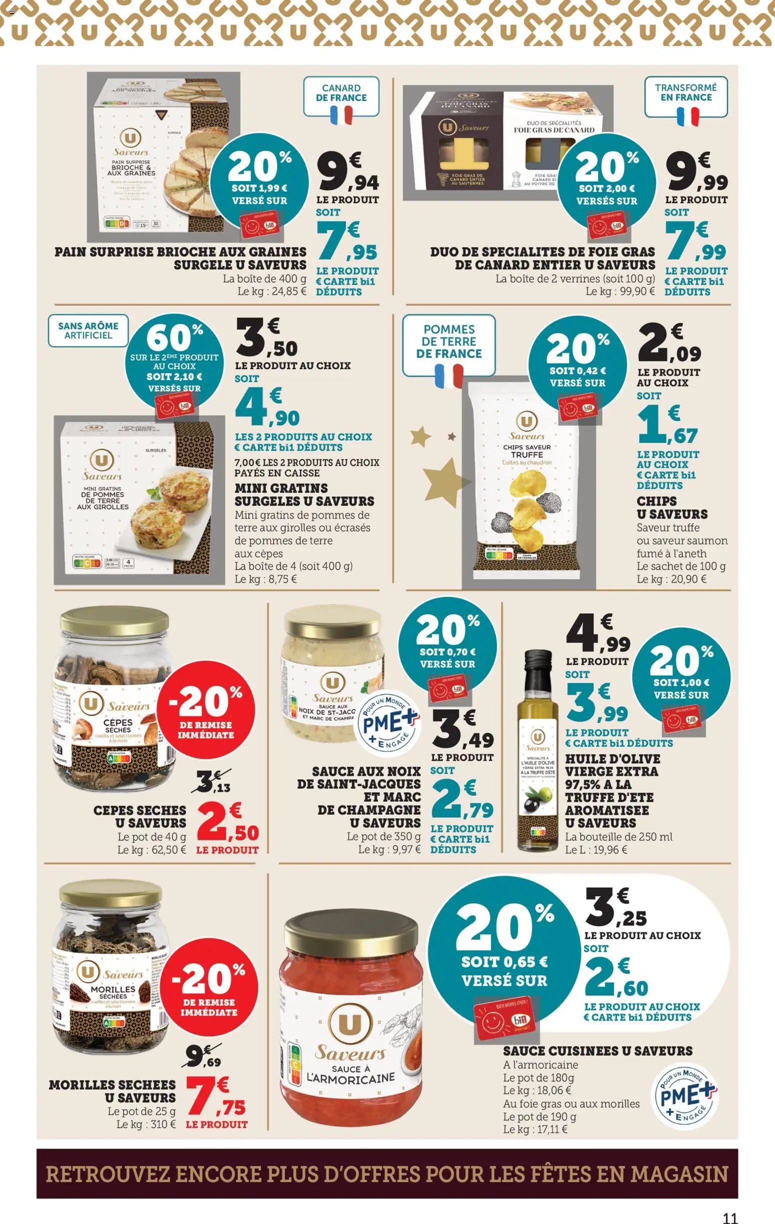 {H1} | Page: 12 | Produits: Foie Gras de Canard, Poivre, Pain, Pommes