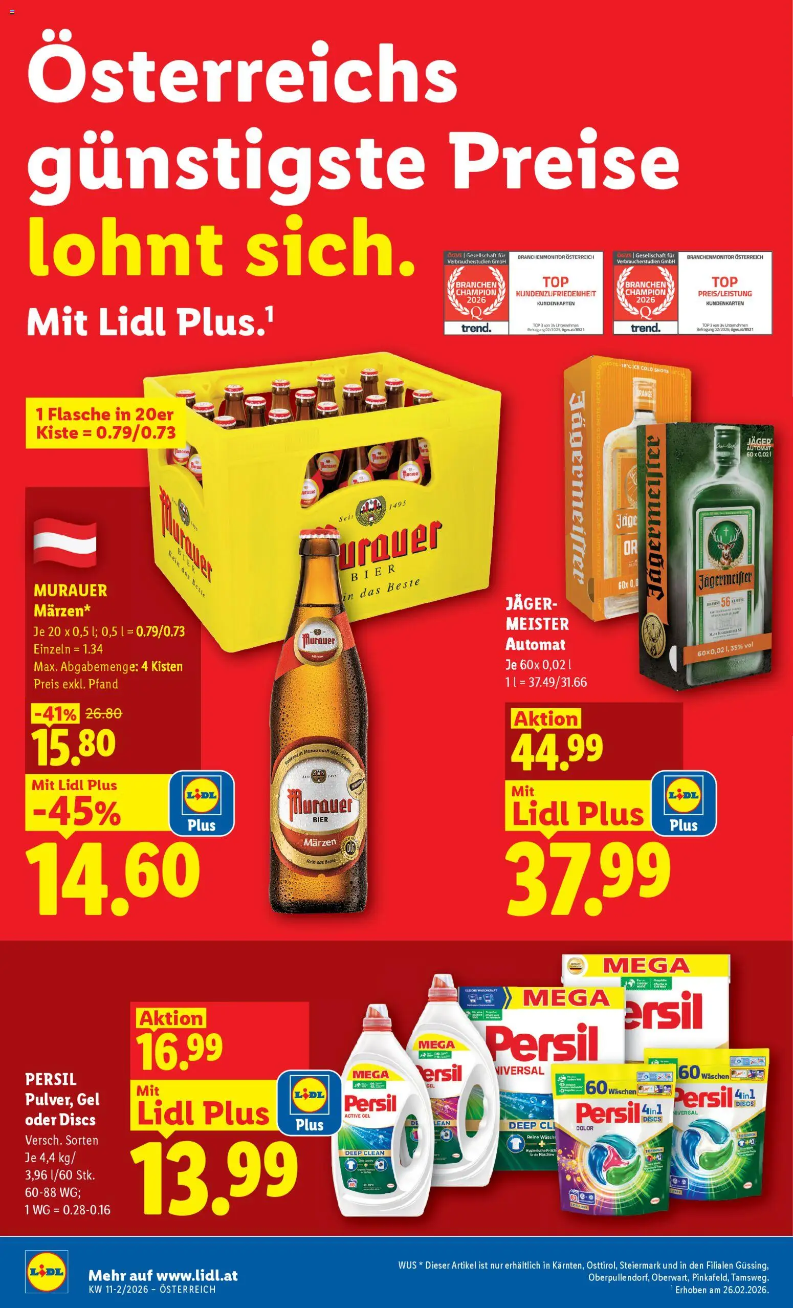 Lidl Flugblatt - Oberpullendorf, Güssing, Oberwart gültig ab 12.03.2026 | Seite: 2 | Produkte: Bier