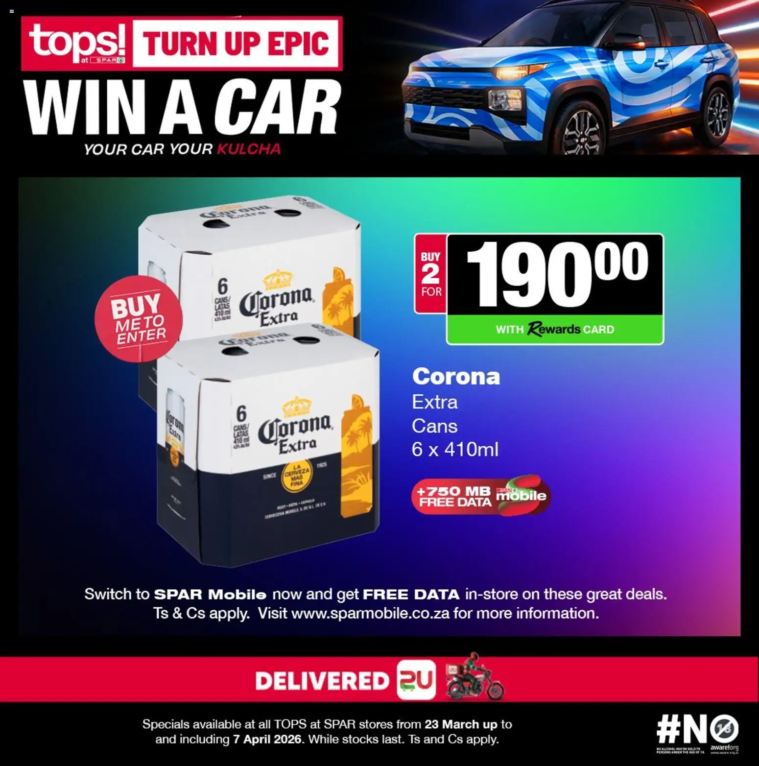 New Tops at Spar catalogue – valid from 23.03.2026 | Page: 7 | Products: Data, Switch