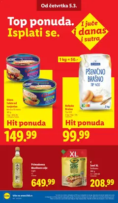 Primadonna Maslinovo ulje, Light 1 l - pregled Lidl kataloga - važi od 05.03.2026 | Strana: 26