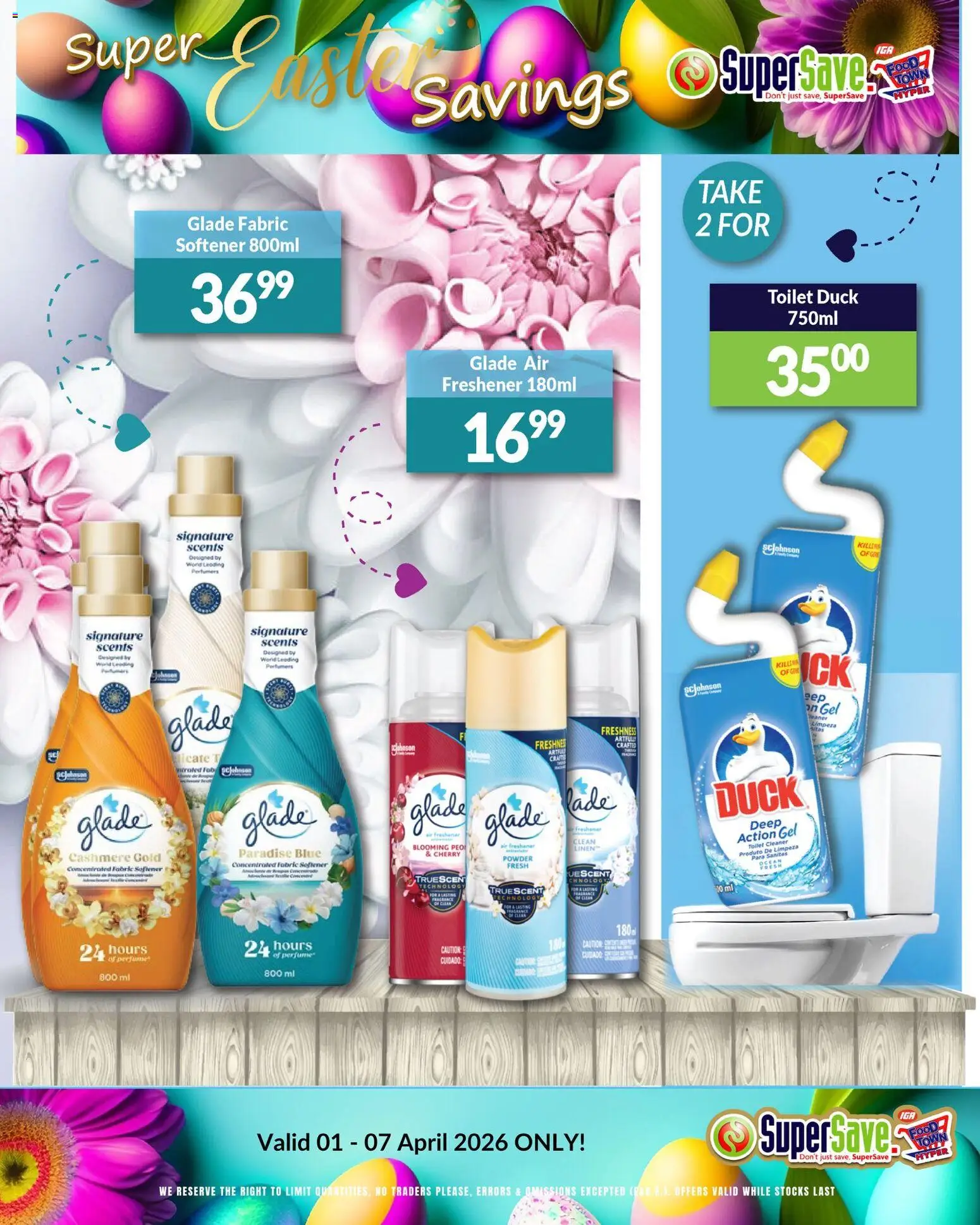 New Super Save catalogue – valid from 01.04.2026 | Page: 58 | Products: Toilet, Air freshener, Powder, Fabric softener