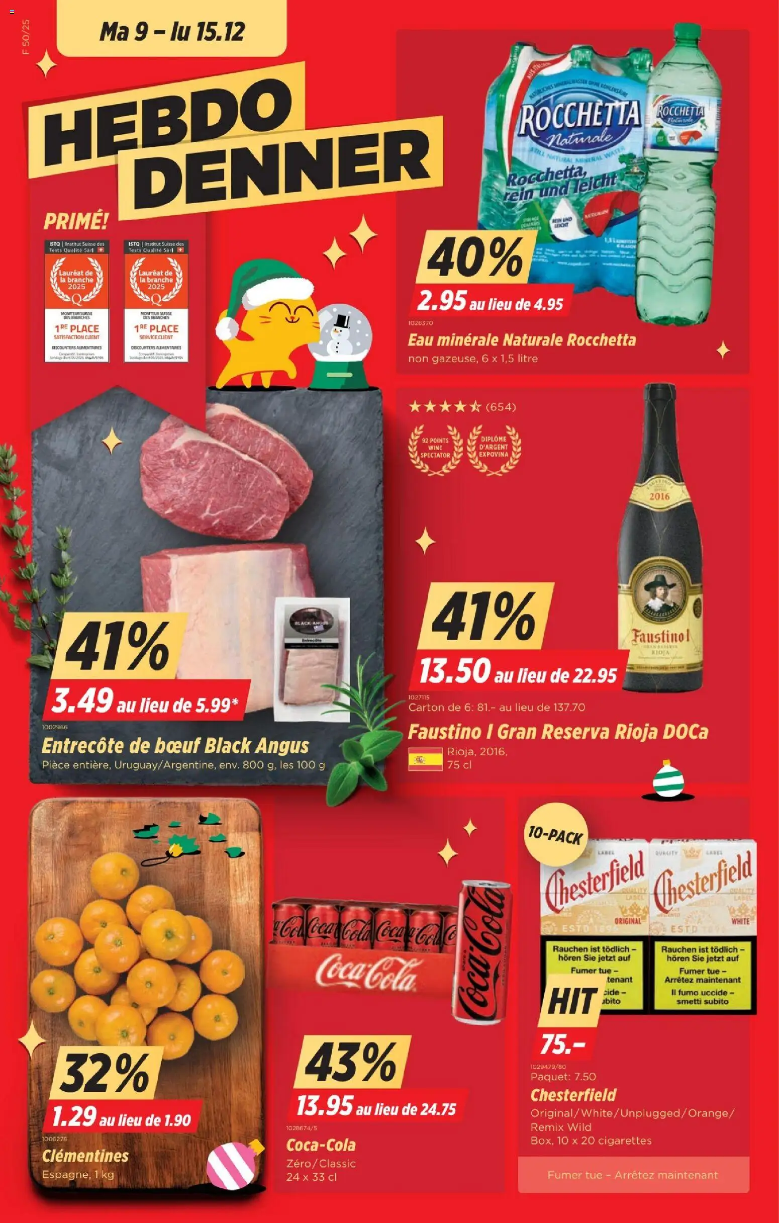 Denner Aktionen FR – gültig ab 09.12.2025 | Seite: 1 | Produkte: Coca Cola