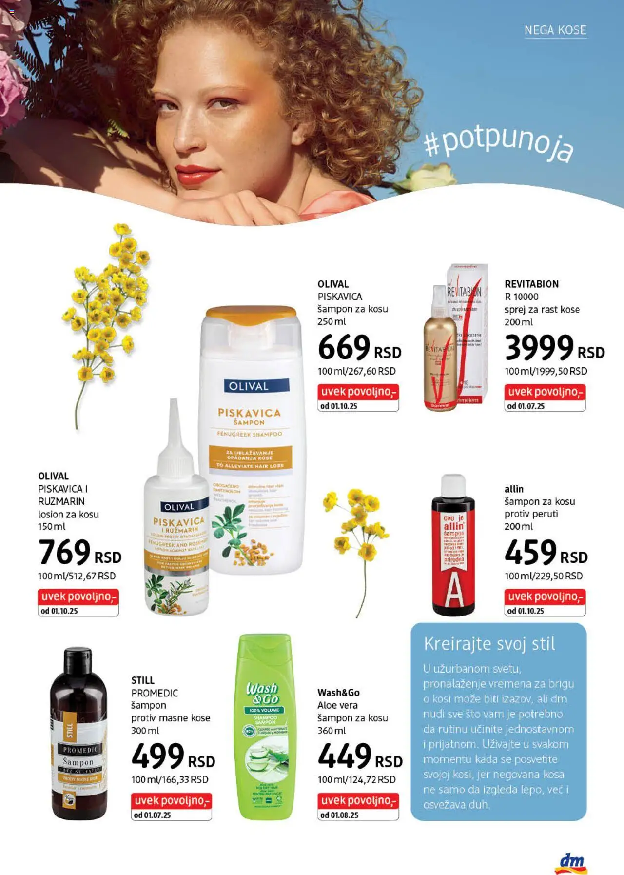 DM Drogerie katalog - važi od 01.10.2025 | Strana: 17 | Proizvode: Sto, Šampon