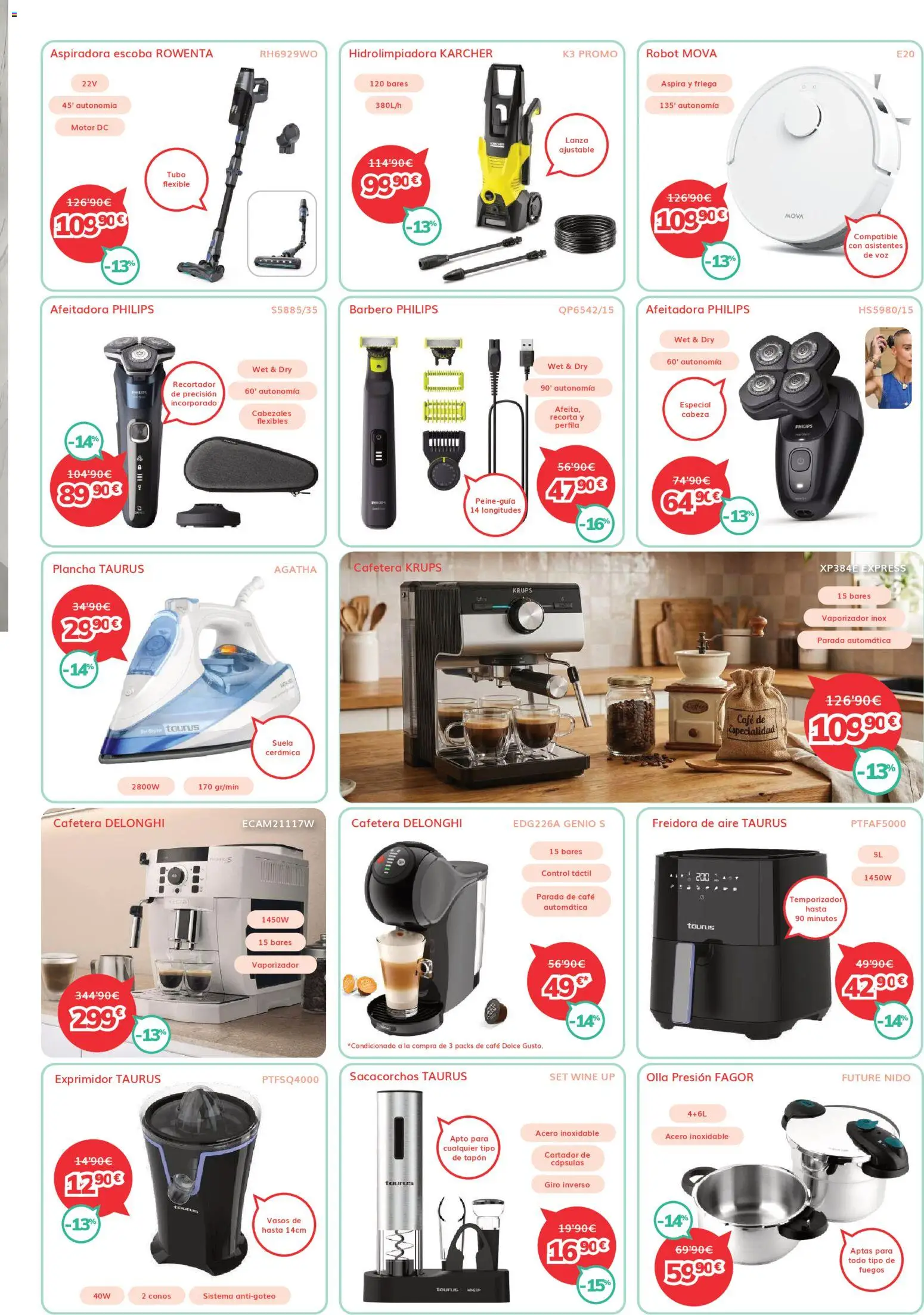 Mi Electro folleto │ válido desde el 01.03.2026 | Página: 5 | Productos: Afeitadora, Aspiradora, Robot, Exprimidor