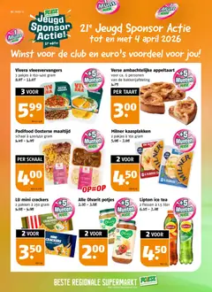 Poiesz folder - Voorbeeld van een folder van Poiesz, geldig van 22.03.2026 | Pagina: 18 | Producten: Munt, Schaal, Gehakt, Appeltaart