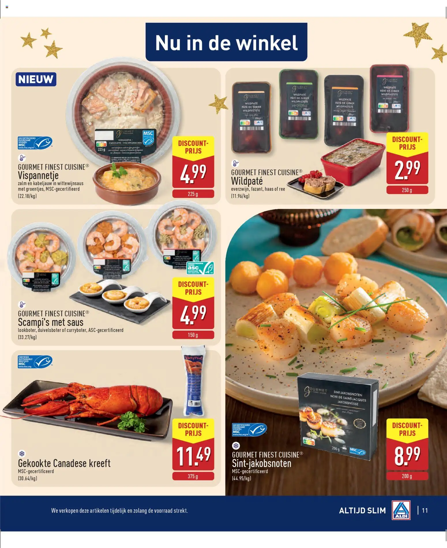 {H1} | Pagina: 11 | Producten: Bier, Zalm, Saus