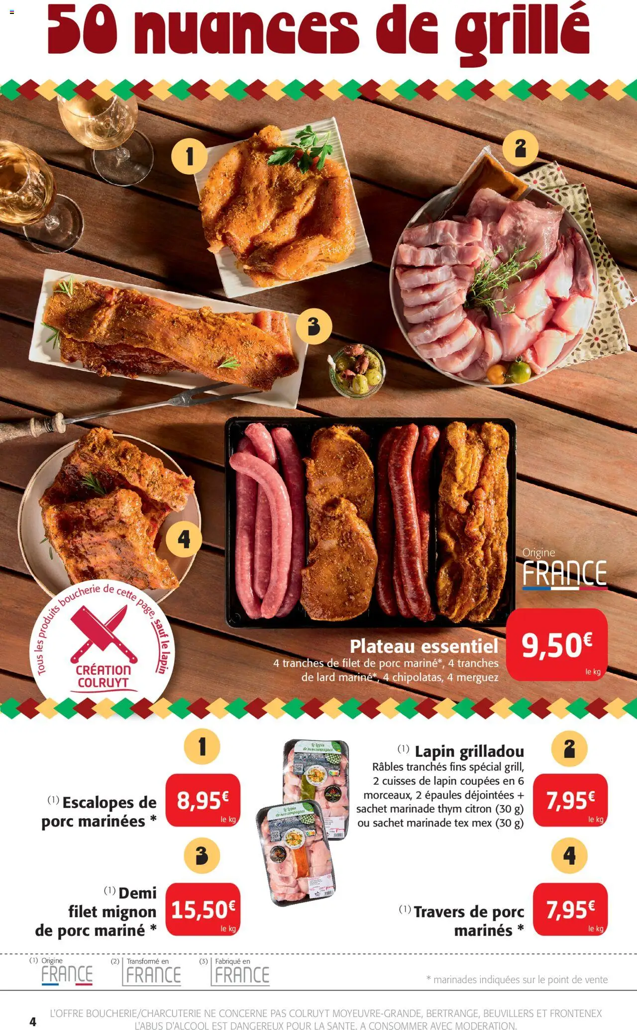  | Page: 4 | Produits: Citron, Lapin, Merguez, Porc
