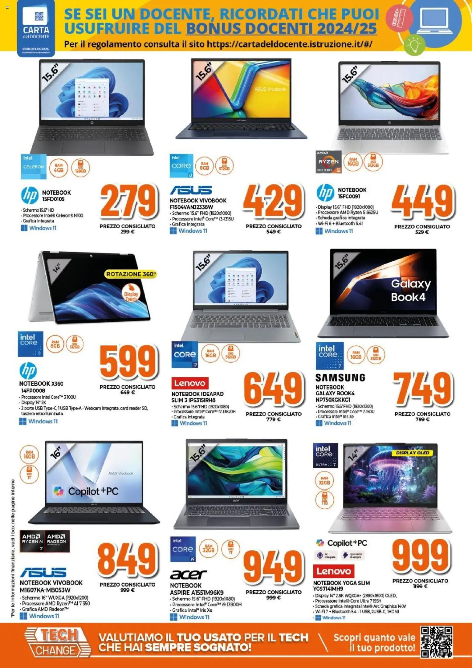 Volantino Expert del 29.01.2026 | Pagina: 13 | Prodotti: Schermo, Notebook, Tastiera, USB