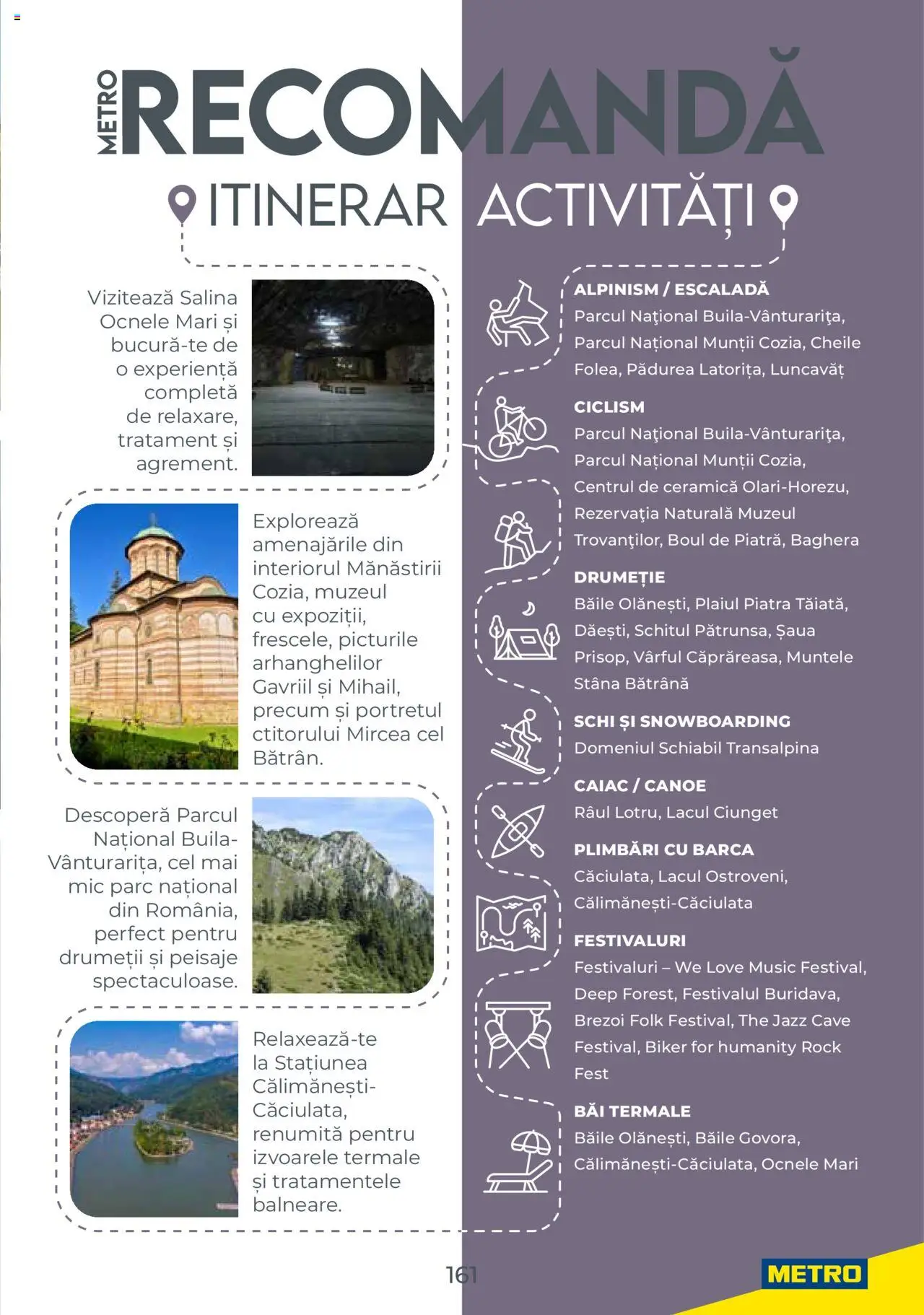 Metro catalog - Ghid de călătorie România – valabil de la 01.08.2025 | Pagină: 161