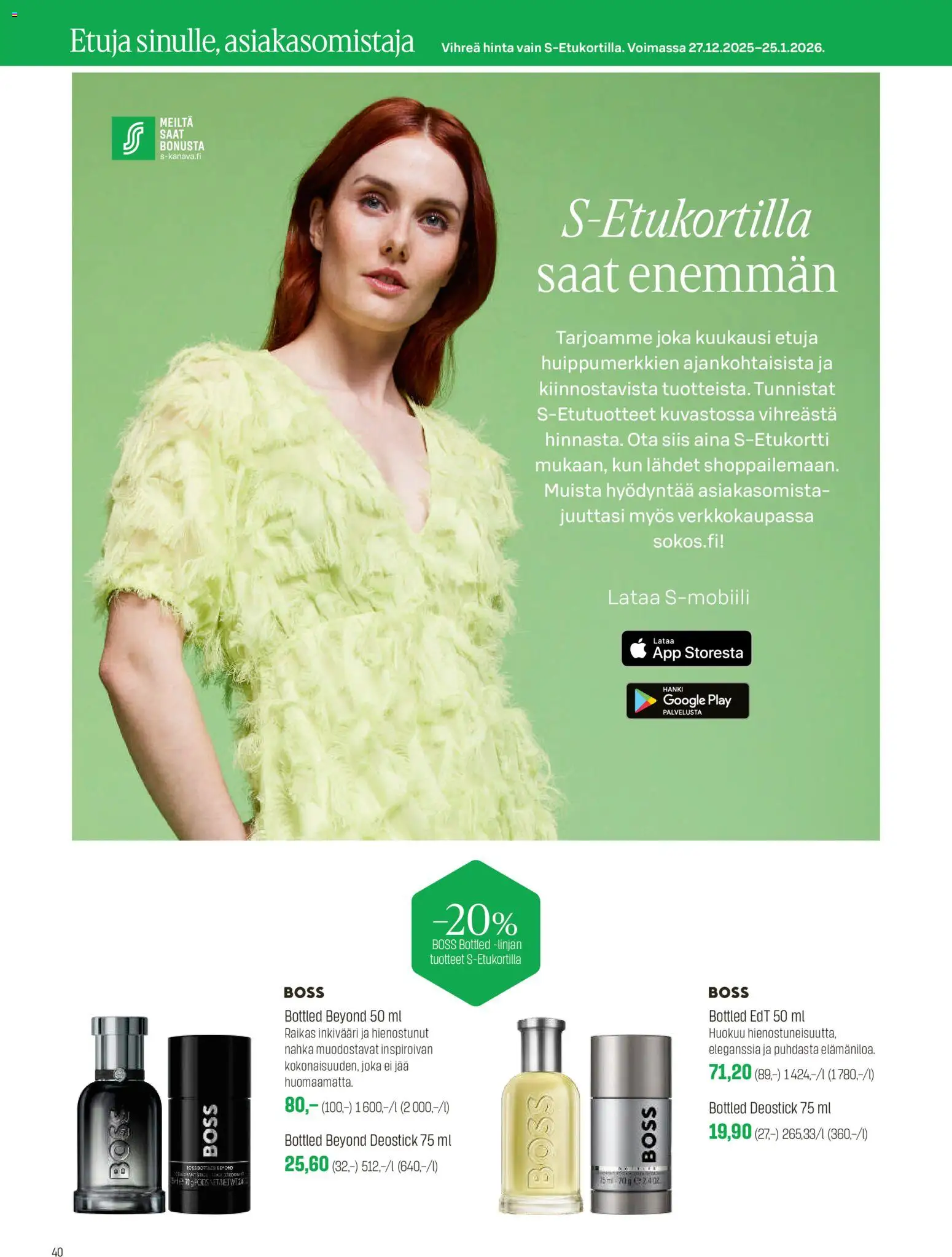 Sokos tarjoukset – voimassa 27.12.2025 alkaen | Sivu: 40