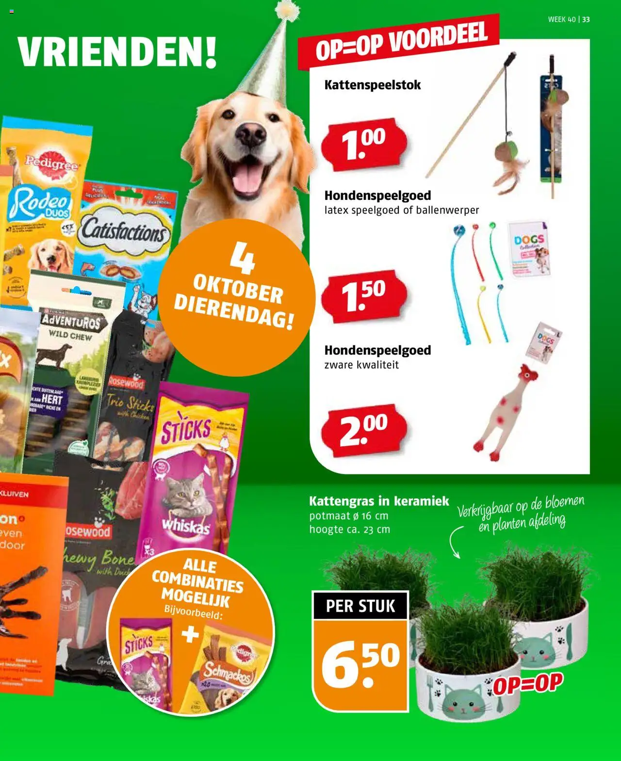 {H1} | Pagina: 33 | Producten: Bloemen, Hondenspeelgoed, Keramiek