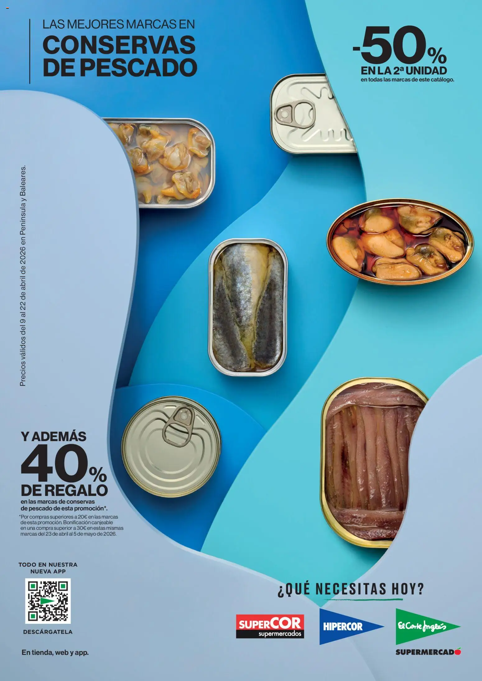 El Corte Inglés ofertas │ válido desde el 09.04.2026 | Página: 1 | Productos: Pescado