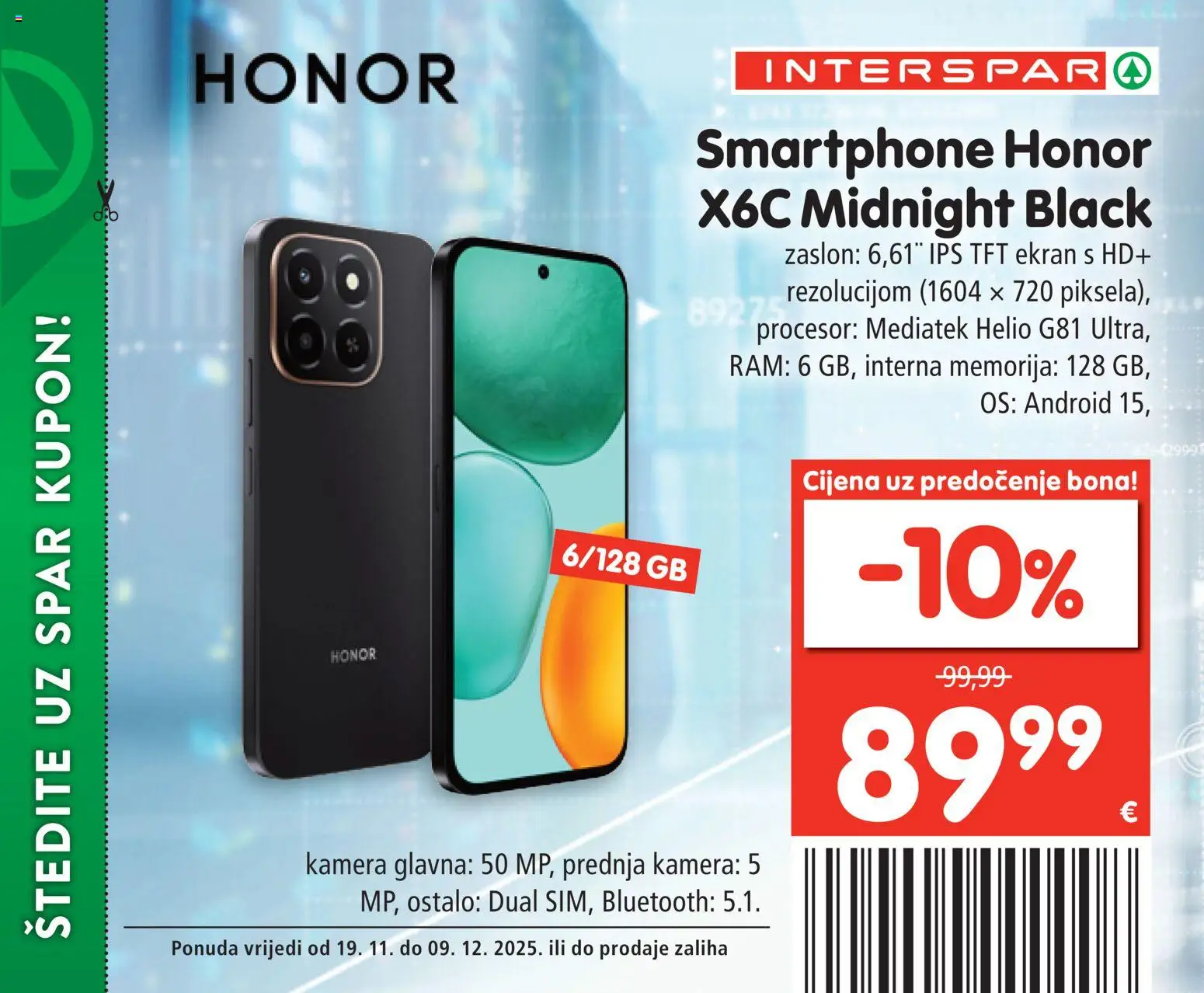 Interspar katalog | vrijedi od 19.11.2025 | Stranica: 23 | Proizvodi: Smartphone