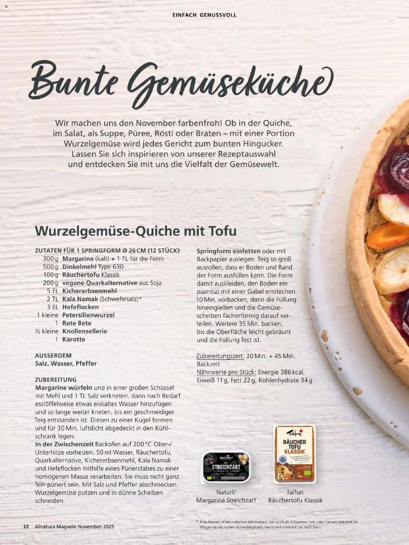 Alnatura Prospekt – gültig ab 01.11.2025 | Seite: 22 | Produkte: Margarine, Schrank, Gemüse, Backofen