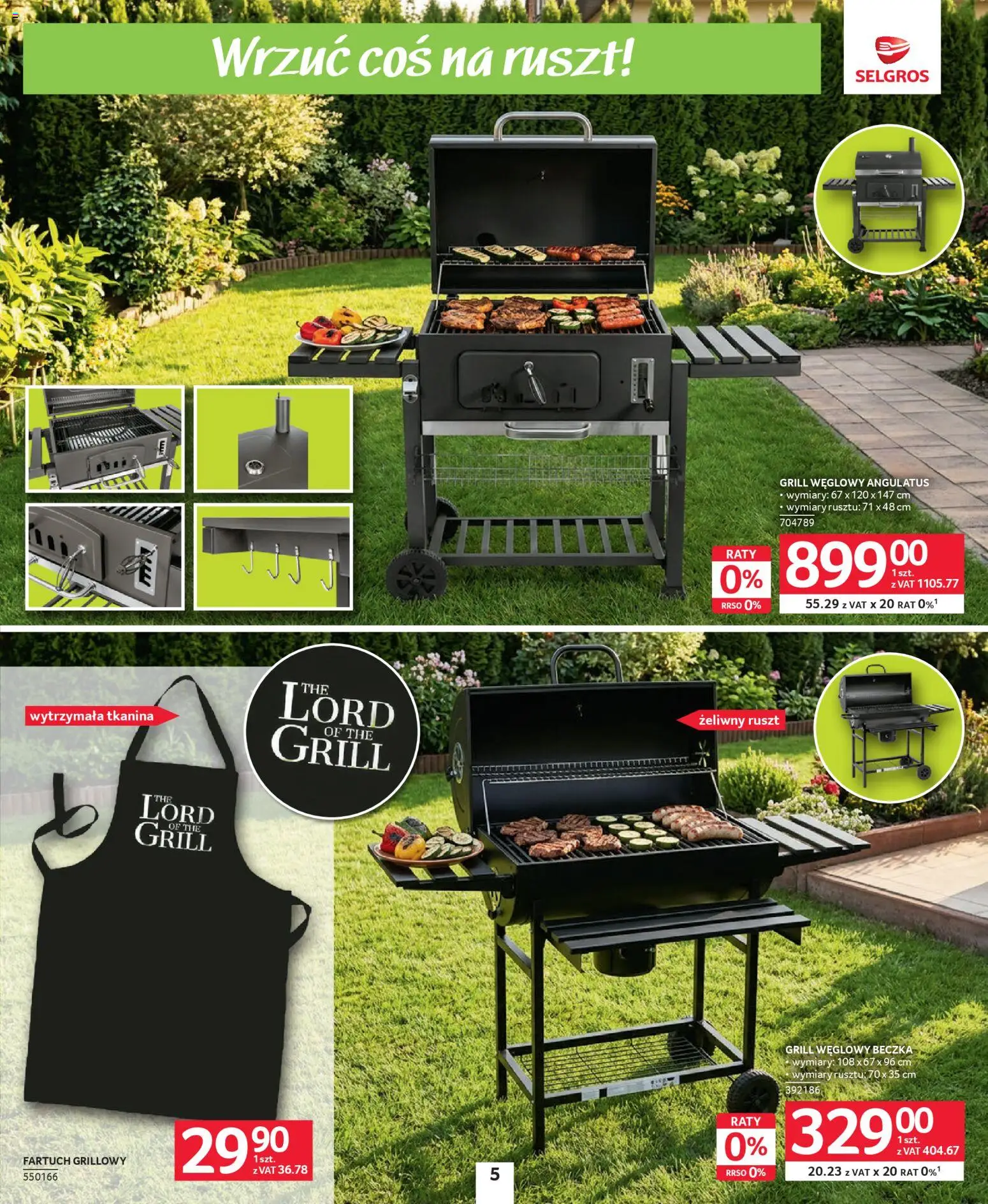 Selgros cash&carry gazetka - Grillowanie od 23.04.2026 | Strona: 17 | Produkty: Grill, Ruszt
