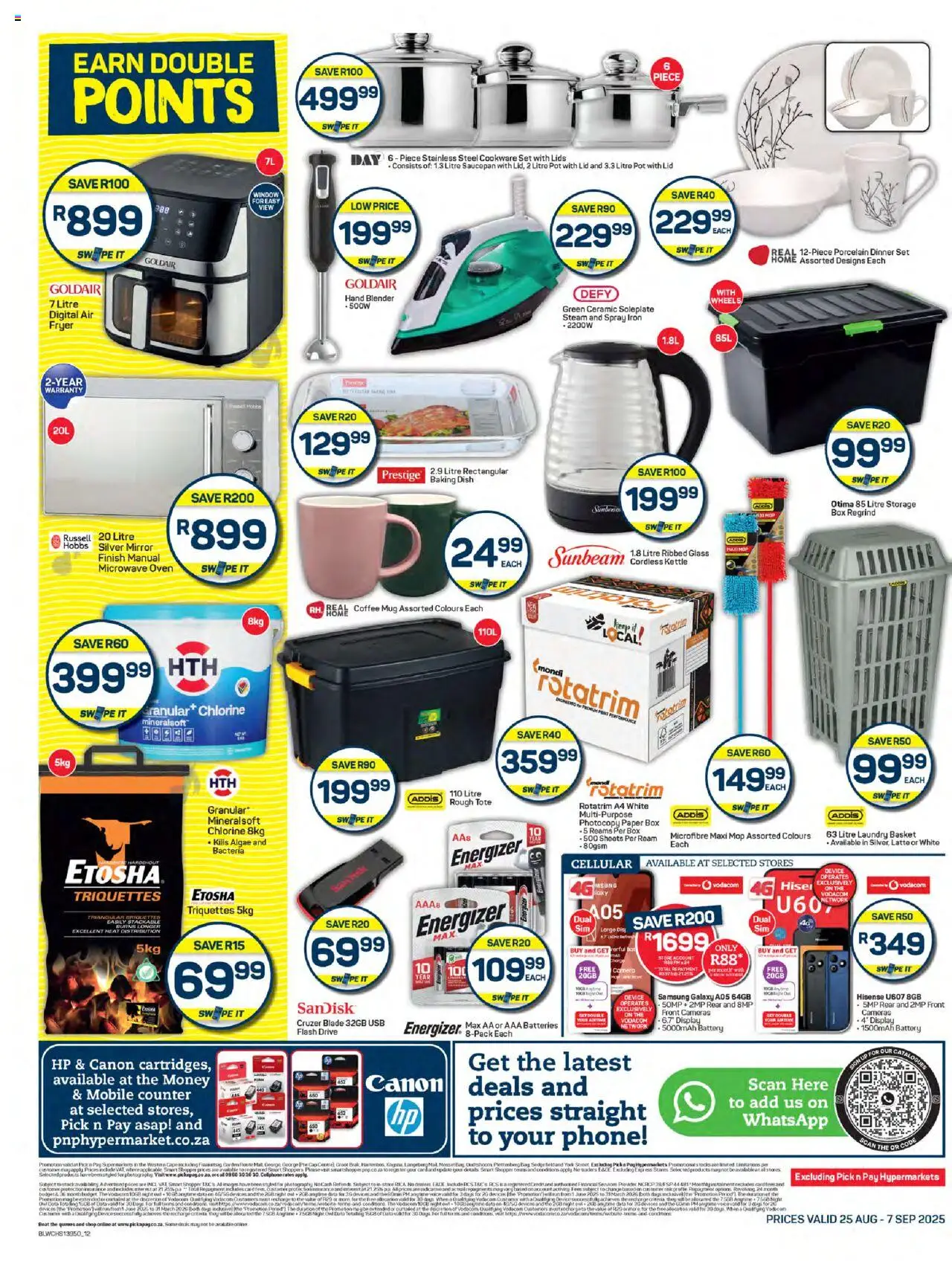 Pick n Pay Western Cape - Specials │ valid from 25.08.2025 | Page: 12 | Products: Cap, Box, Battery, Blender