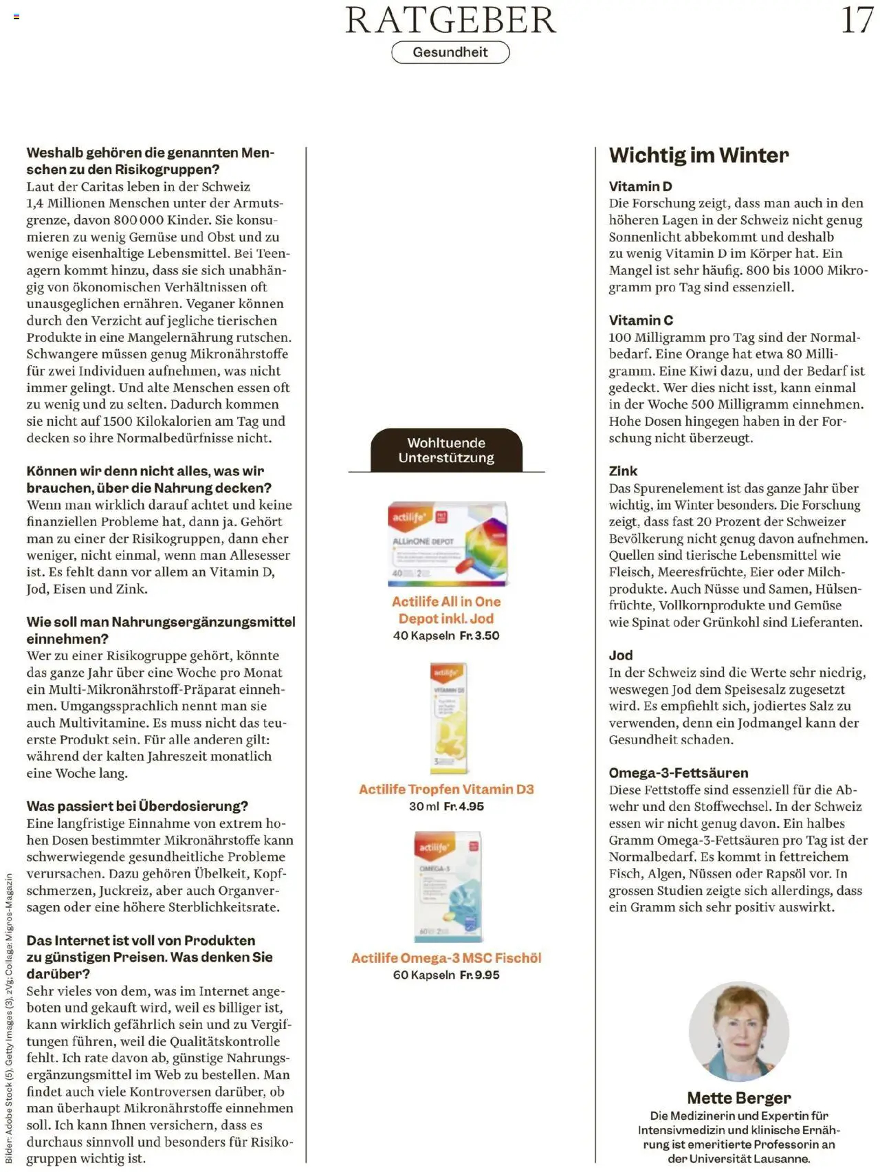 Migros Magazin – gültig ab 22.09.2025 | Seite: 17 | Produkte: Rapsöl, Milch, Eier, Bilder