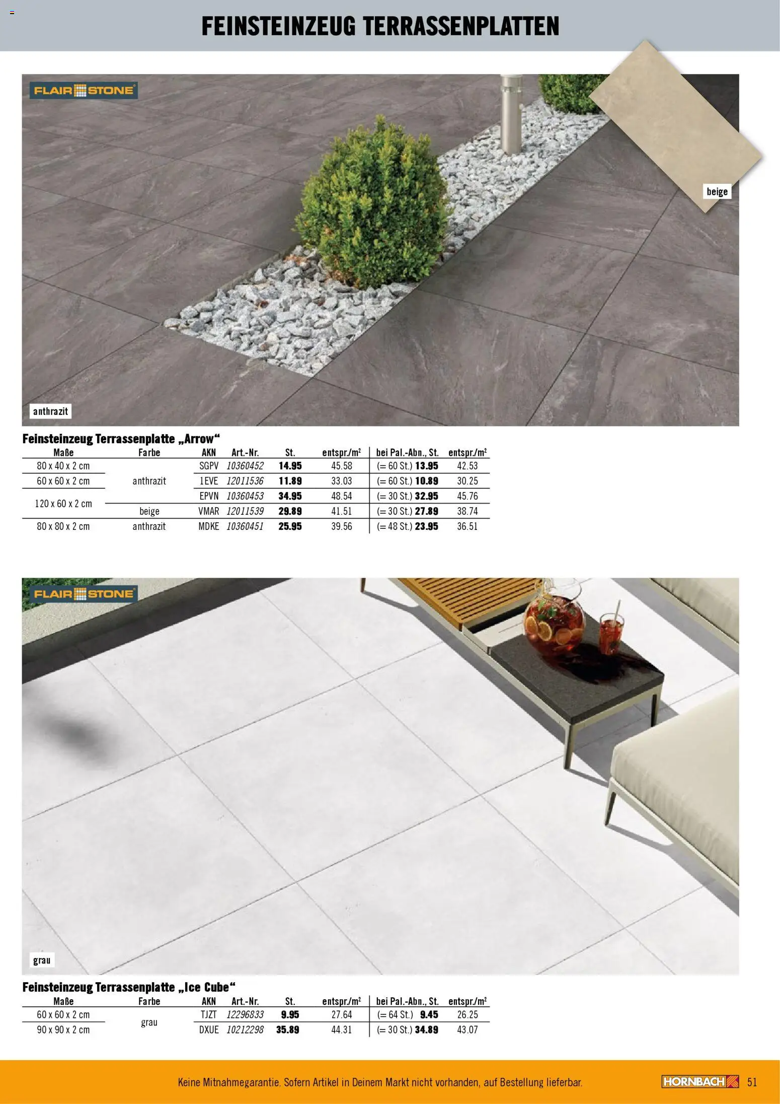 Hornbach Garten- & Terrassengestaltung – gültig ab 12.02.2026 | Seite: 51