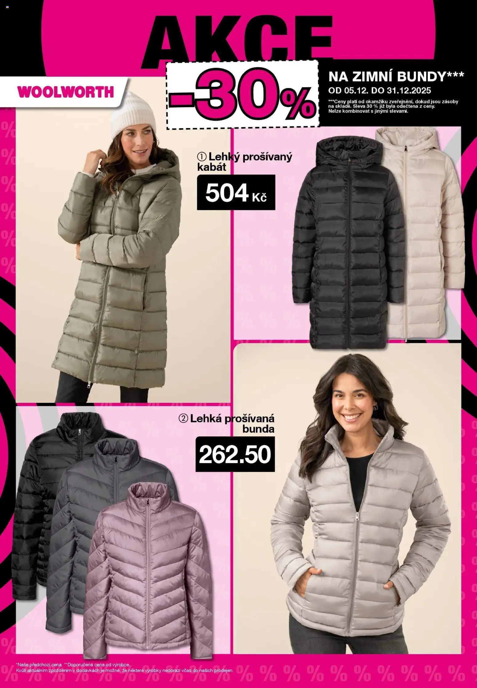 Woolworth leták od 12.12.2025 | Strana: 24 | Produkty: Bunda, Kabát, Zimní bundy, Bundy