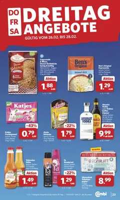 Combi Prospekt 	 ab 22.02.2026 gültig | Seite: 24 | Produkte: Basmatireis, Katjes, Deodorant, Toilettenpapier