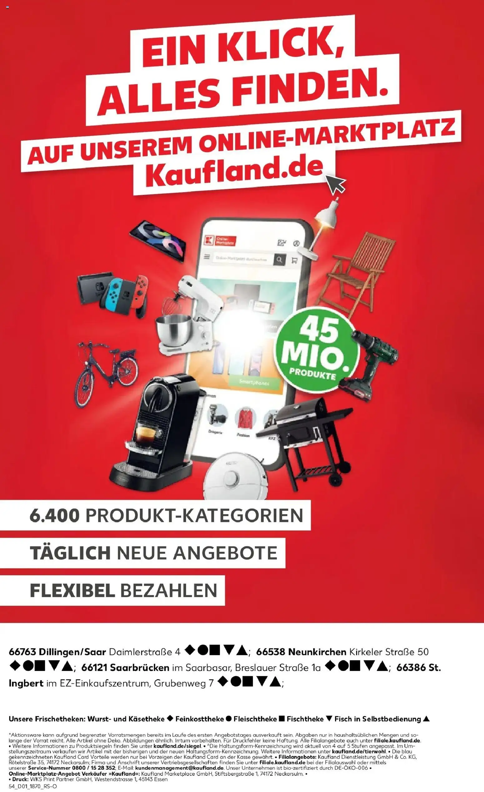 Kaufland prospekt Dillingen	 – gültig ab 05.01.2026 | Seite: 54 | Produkte: Fisch, Wurst
