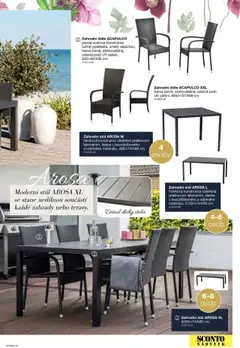Náhled letáku Sconto nábytek katalog - Zahrada od 01.01.2025 | Strana: 25 | Produkty: Nábytek, Stůl, Židle, Zahradní židle