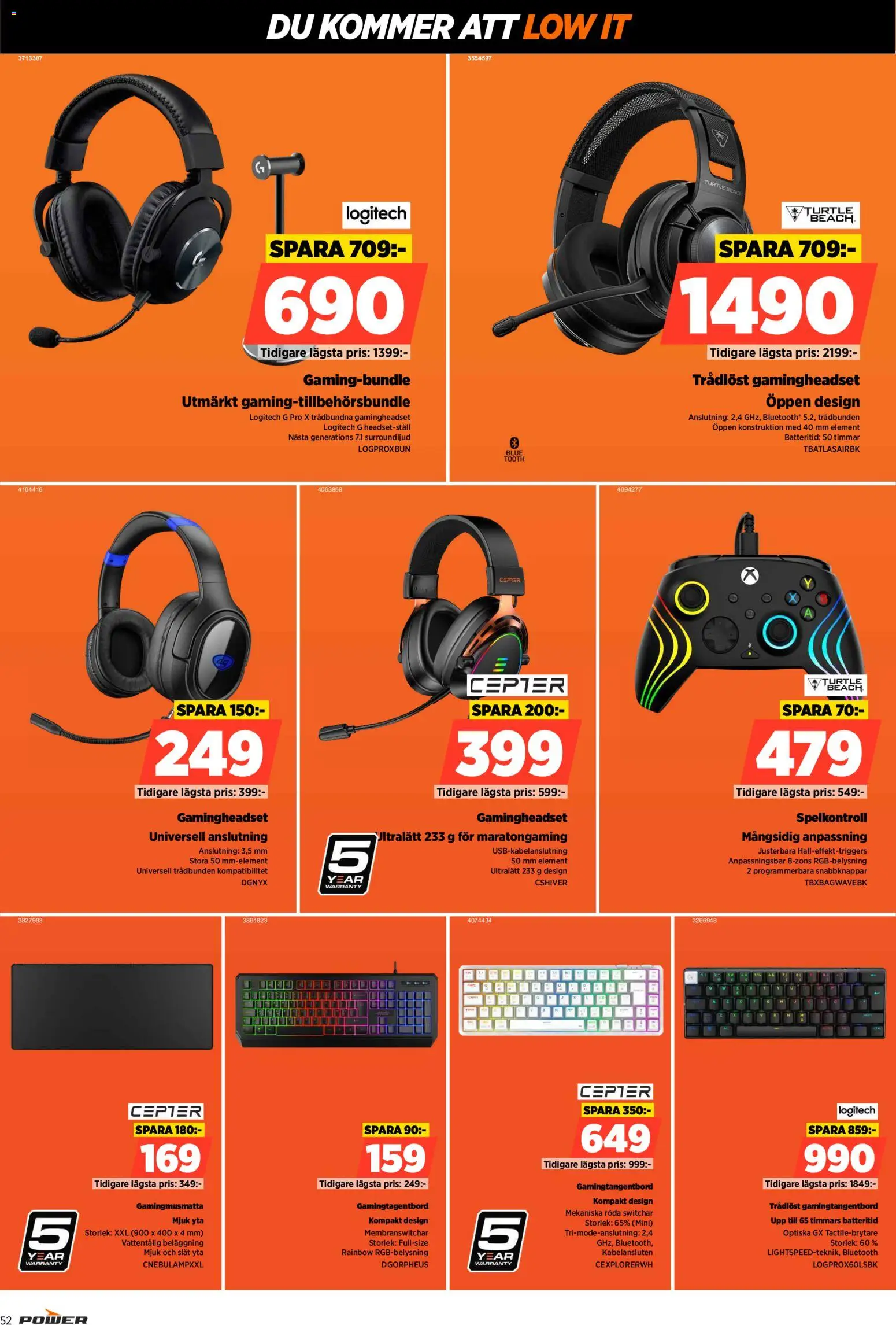 Power reklamblad aktuell från 17.11.2025 | Sida: 52