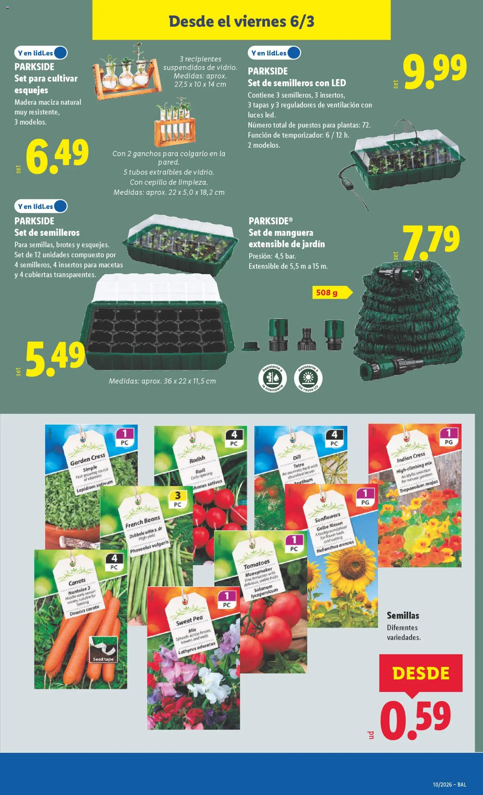 Lidl folleto de bazar │ válido desde el 02.03.2026 | Página: 21 | Productos: Cepillo, Manguera