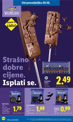 Tvrdi bomboni, 300 g, Ostavljaju boju na jeziku, S voćnim okusom - Pregled kataloga iz trgovine Lidl, vrijedi od 20.10.2025 | Stranica: 20