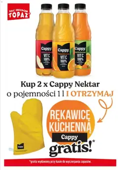 Pogląd oferty "Topaz konkurs - Kup Cappy – odbierz gratis" - ważna od 01.04.2026
