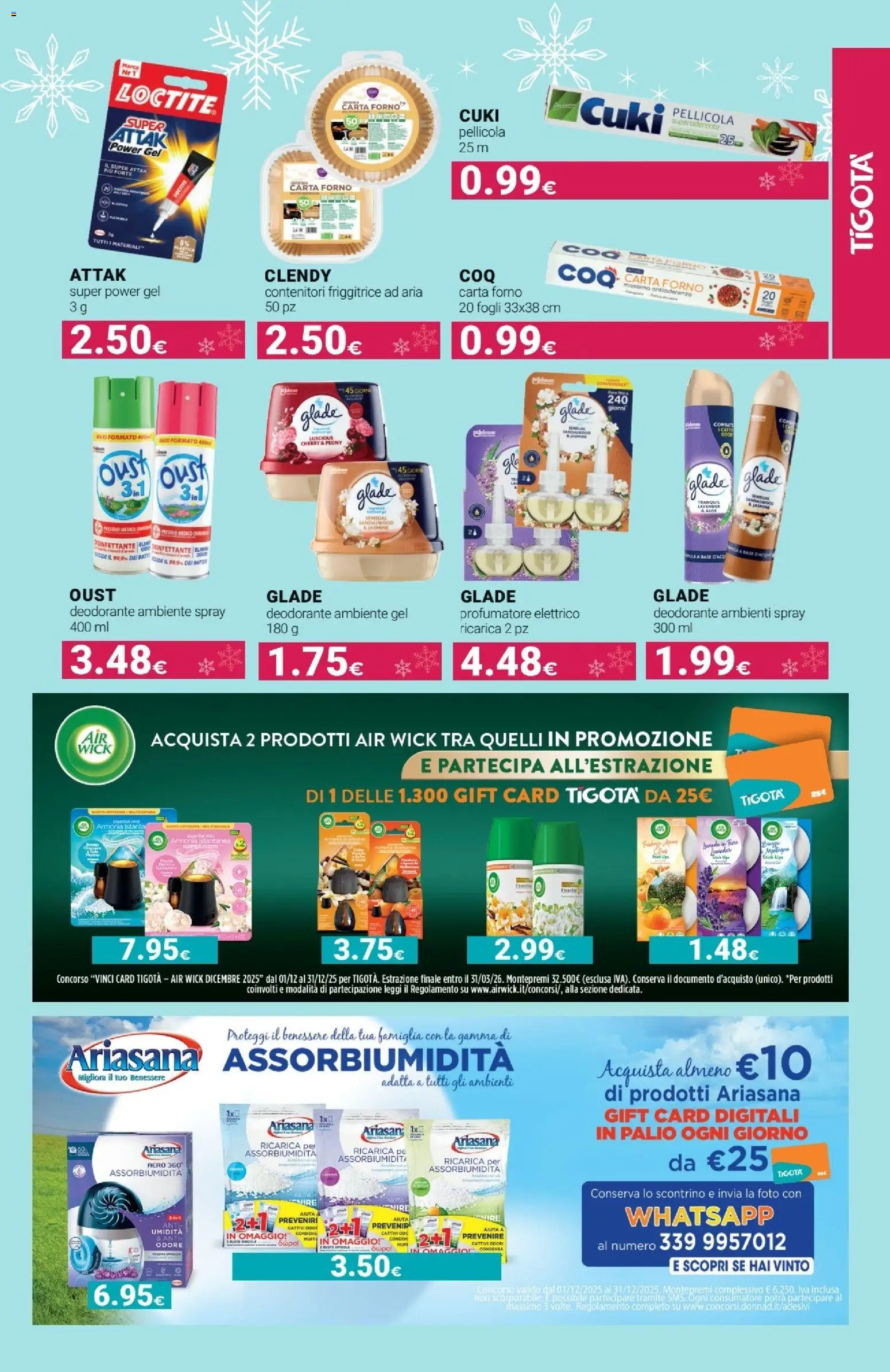 Volantino Tigotà del 01.12.2025 | Pagina: 27 | Prodotti: Friggitrice ad aria, Deodorante, Forno, Carta forno