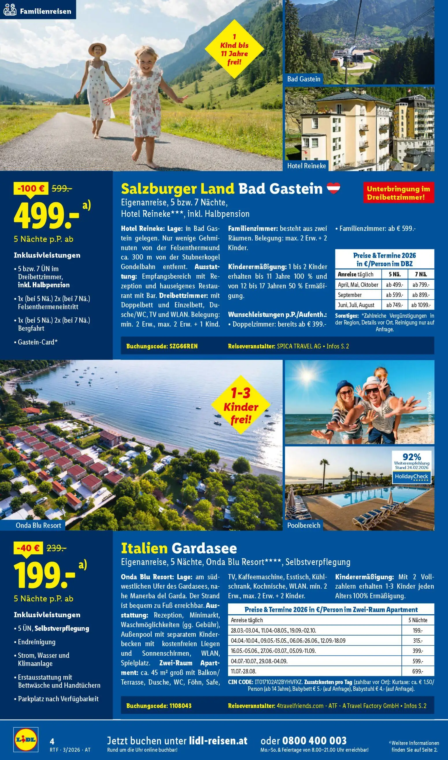 Lidl März/April Reise - Highlights gültig ab 13.03.2026 | Seite: 4 | Produkte: Wasser, Klimaanlage, Babybett, Bad