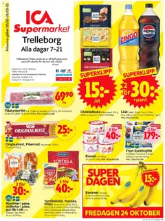 ICA Supermarket - Trelleborg - Förhandsvisning av reklamblad från butik ICA Supermarket aktuell från 20.10.2025