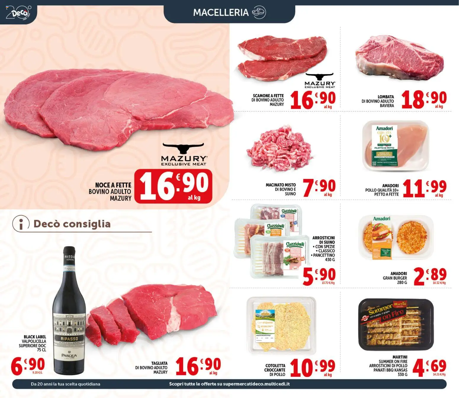 Volantino Decò del 21.04.2026 | Pagina: 4 | Prodotti: Pollo, Suino, Griglia, Macinato