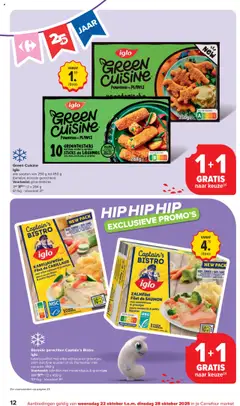 Carrefour - Market Promoties - Voorbeeld van een folder van Carrefour, geldig van 22.10.2025 | Pagina: 12 | Producten: Zalm, Vis, Wortelen