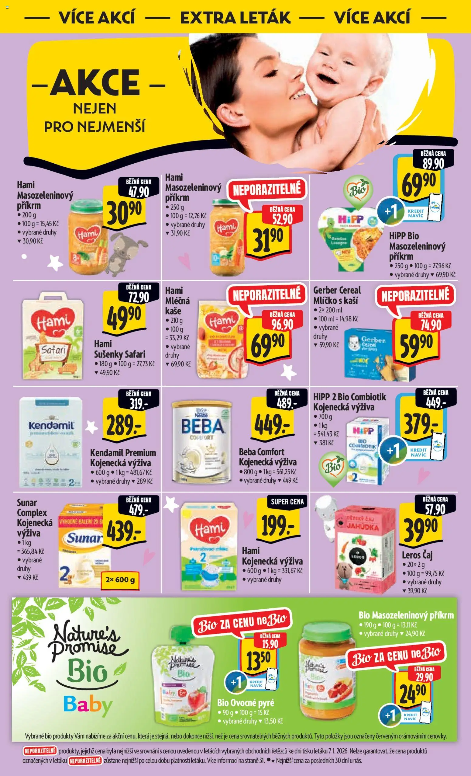 Albert leták - Hypermarket od 14.01.2026 | Strana: 42 | Produkty: Sunar, Příkrm, Hipp, Sušenky