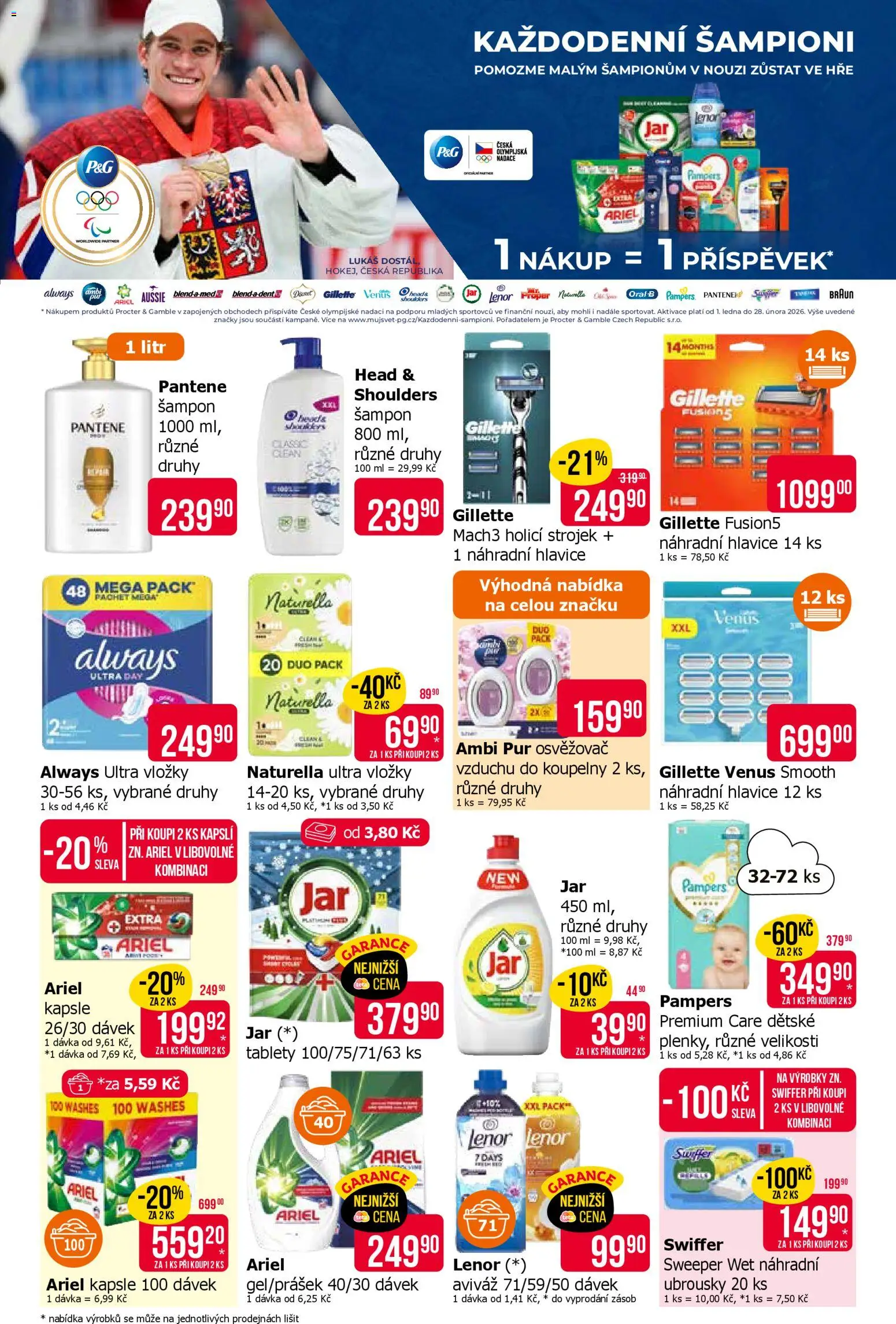 TETA Drogerie leták od 15.01.2026 | Strana: 12 | Produkty: Ubrousky, Pampers Premium Care, Osvěžovač vzduchu, Ariel kapsle