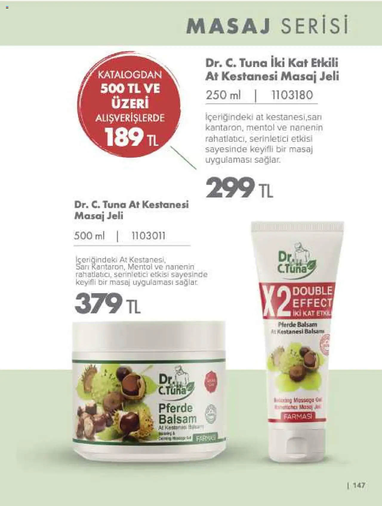 Farmasi Katalog - 01.08.2025 tarihinden itibaren geçerlidir | Sayfa: 147 | Ürünler: At Kestanesi