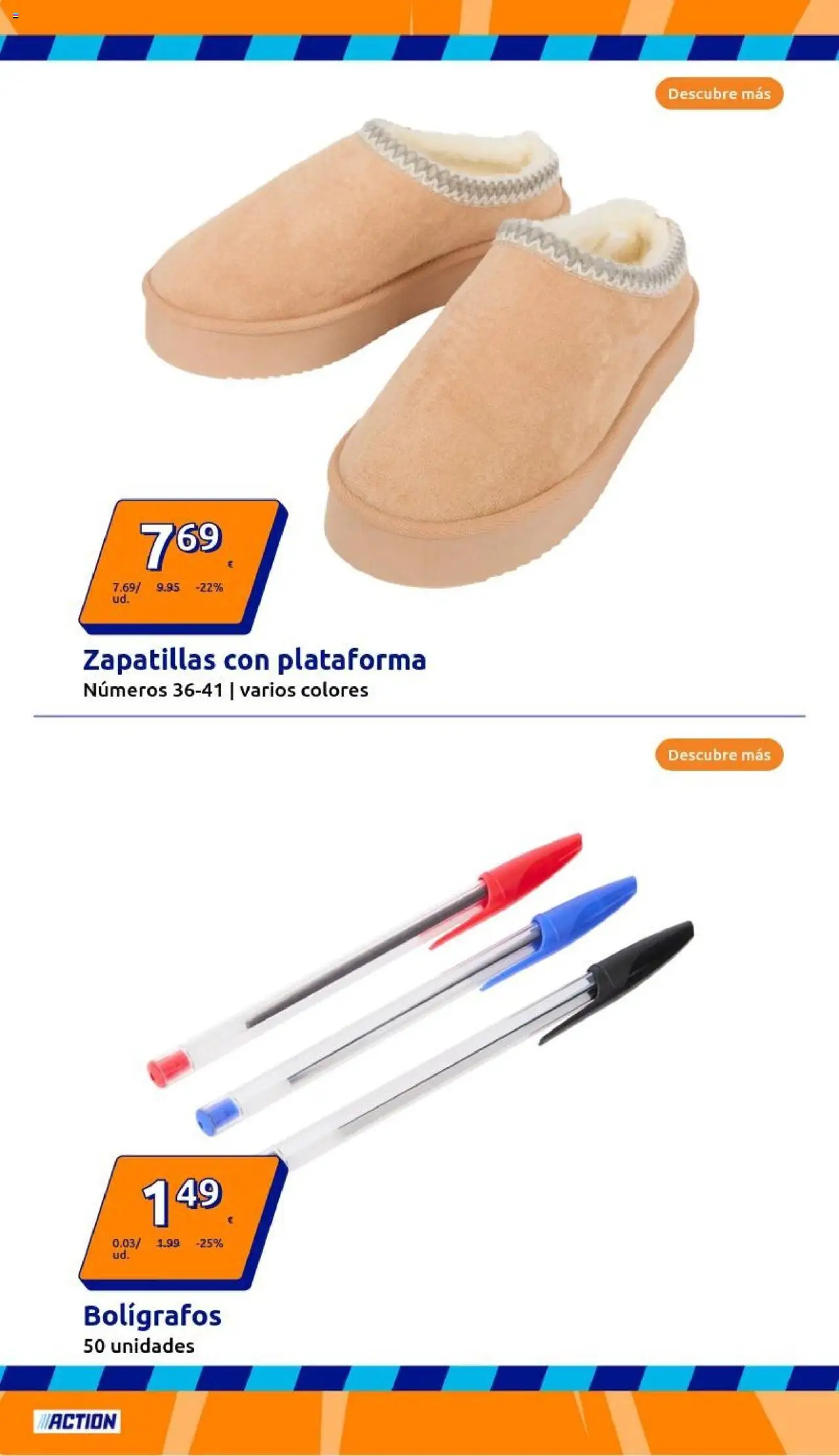 Action folleto │ válido desde el 17.09.2025 | Página: 18 | Productos: Zapatillas