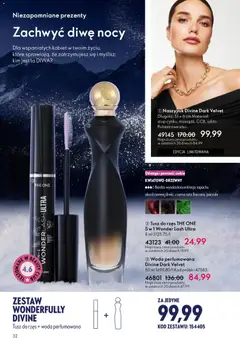 Pogląd oferty "Oriflame Katalog 17 2025" - ważna od 03.12.2025 | Strona: 32 | Produkty: Naszyjnik, Tusz do rzęs, Woda