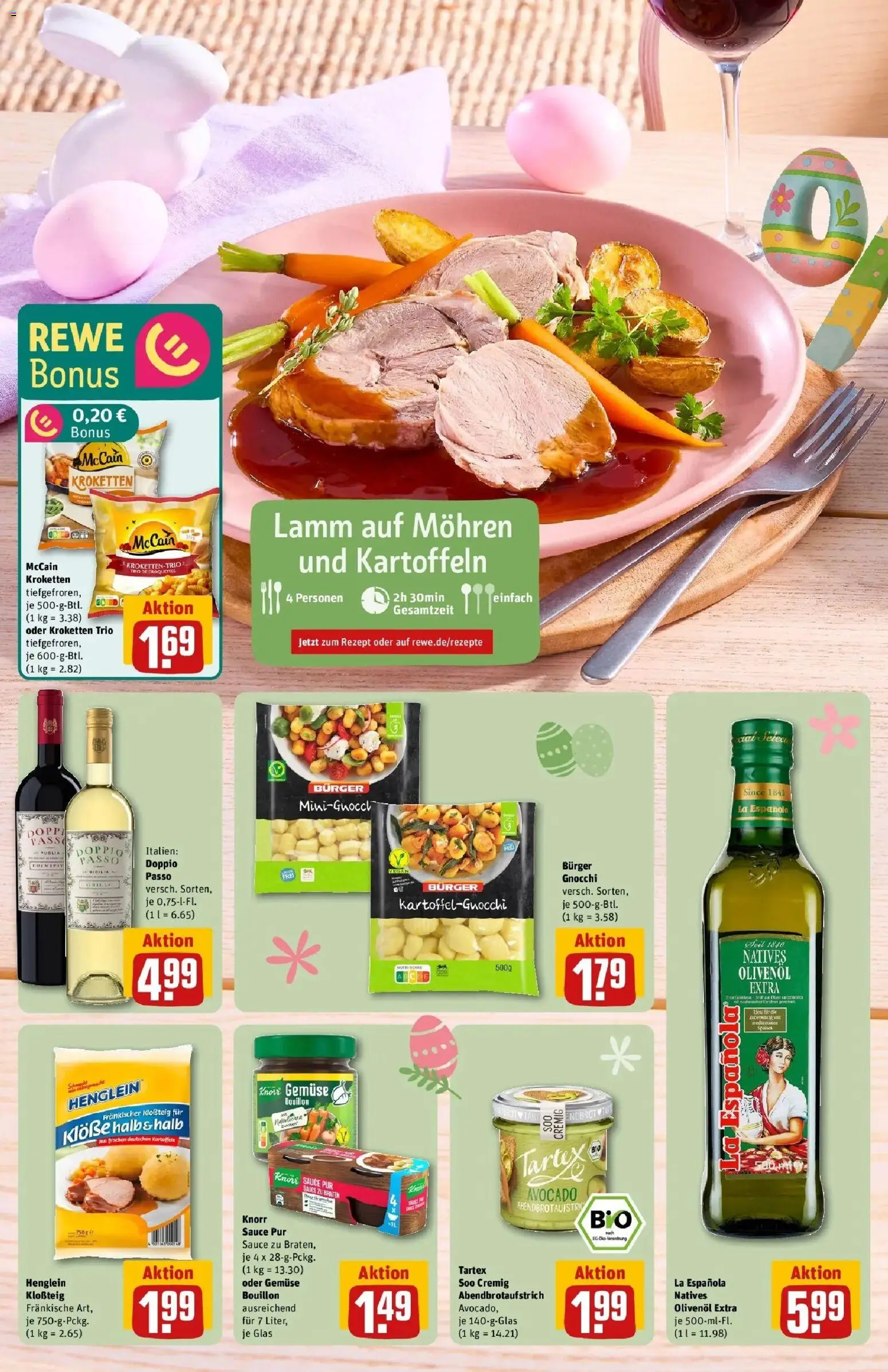 Rewe Prospekt Neunkirchen	 – gültig ab 30.03.2026 | Seite: 8 | Produkte: Olivenol, Knorr, Avocado, Kartoffeln