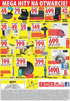 Pogląd oferty "Mediaexpert Gazetka - Otwarcie po remoncie Kęty" - ważna od 12.02.2026 | Strona: 8 | Produkty: Kuchenka, Robot, Gofrownica, Robot sprzątający