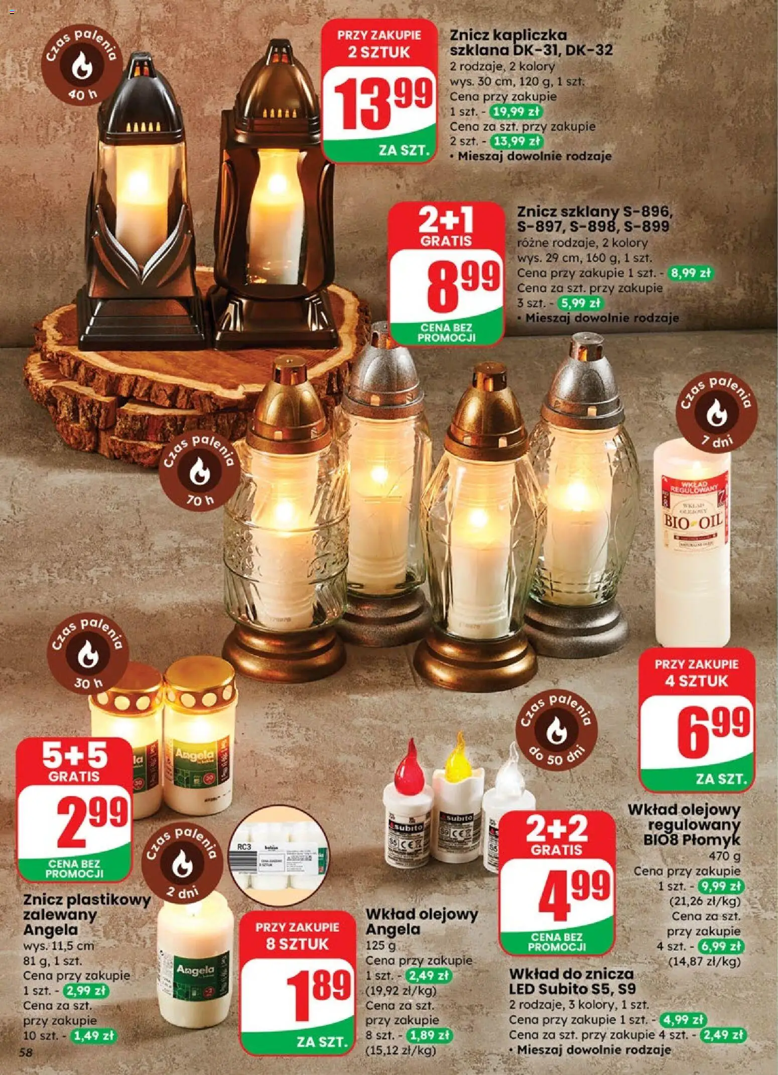 Dino Gazetka od 29.10.2025 | Strona: 58 | Produkty: Znicz kapliczka